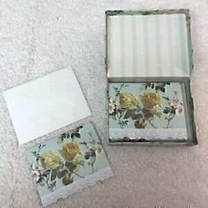 Carol Wilson Fine Arts Embossed, Blank Notecards - Set of 15